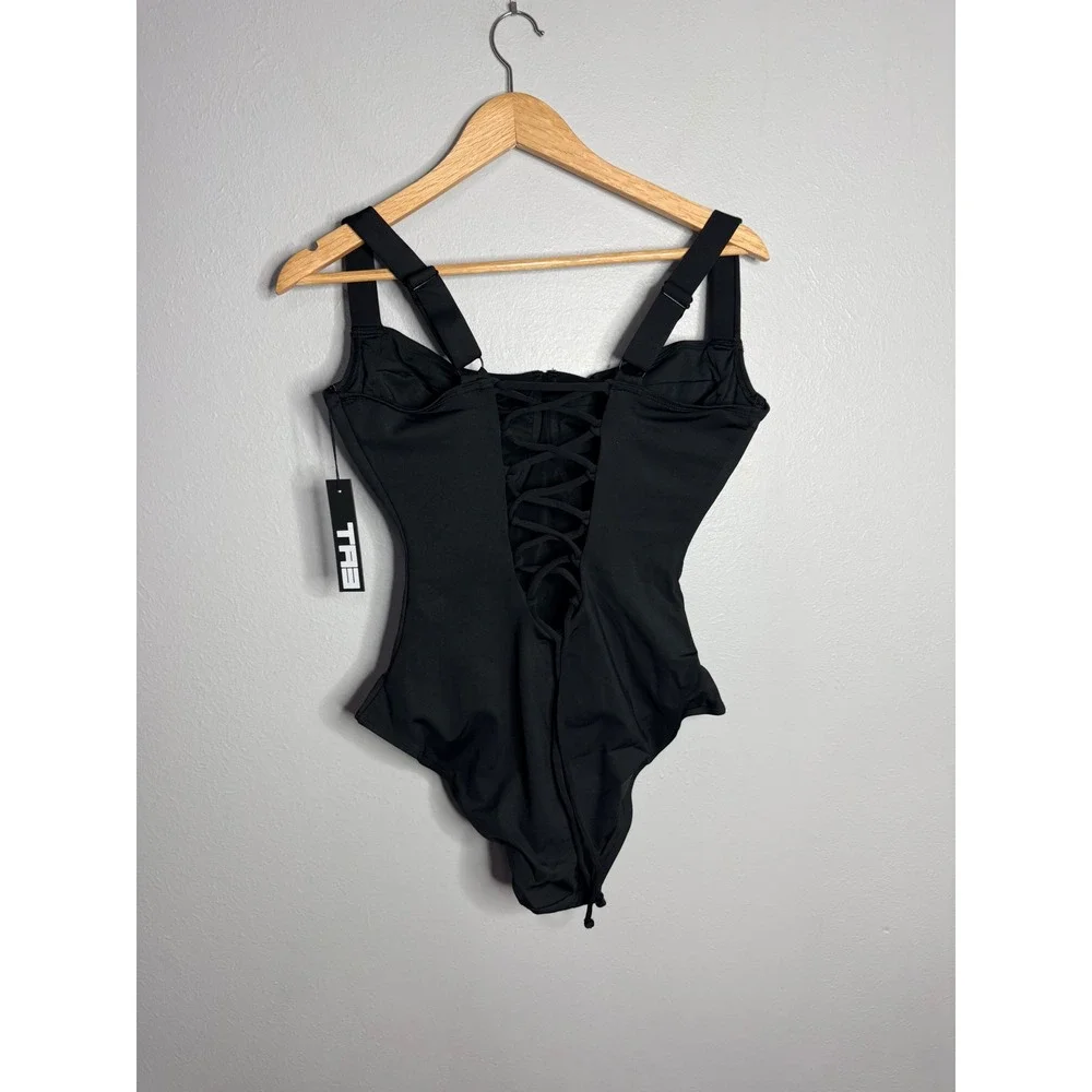 Ta3 Lifty One Piece Shapewear Swim Black Medium Reg/Long J/K NWT - Picture 6 of 7